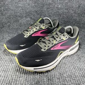Brooks Adrenaline GTS 23 Women's Size 9.5 Neon Coral Black Shoes 1203811D037